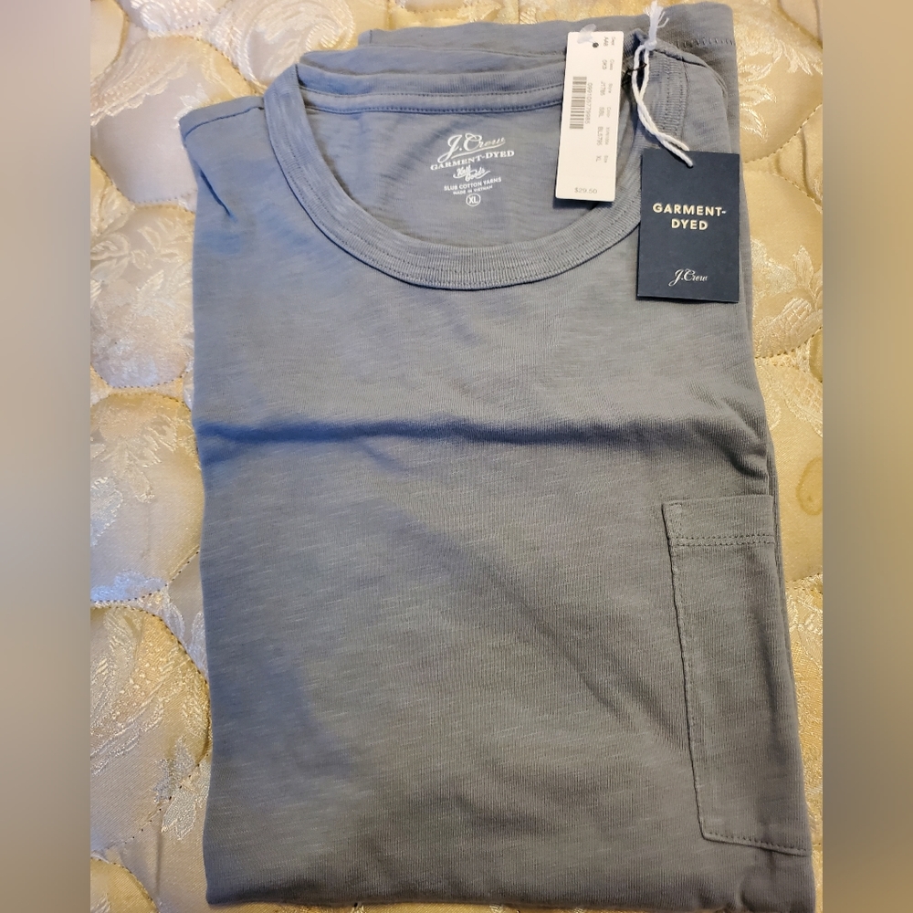 J Crew garment dyed shirt XL SS NEW